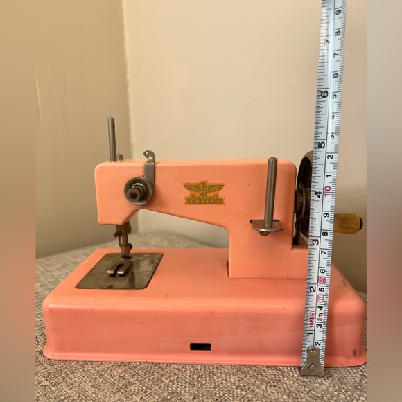 Casige Other Vintage Pink Casige Mini Sewing Machine Metal Made In